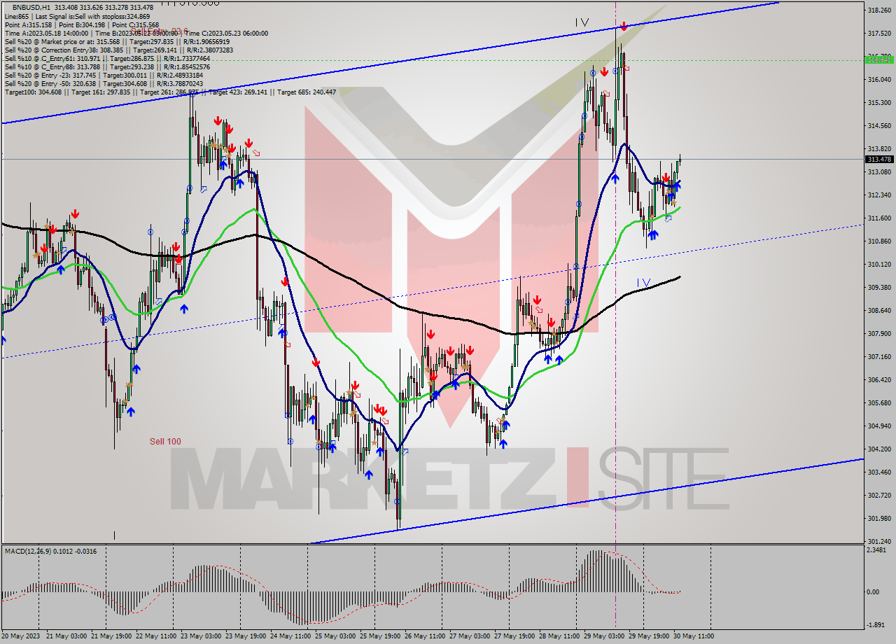BNBUSD H1 Signal