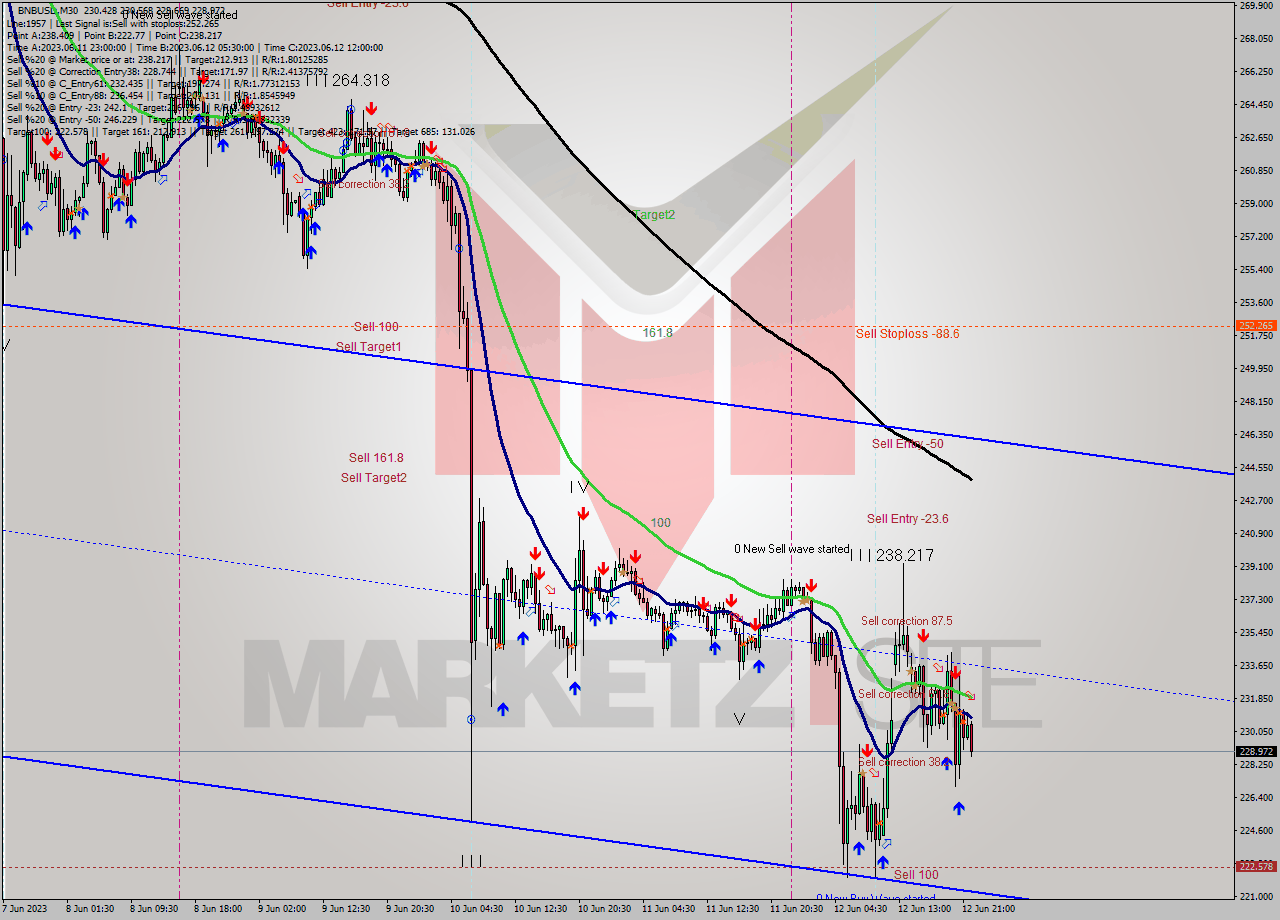 BNBUSD M30 Signal