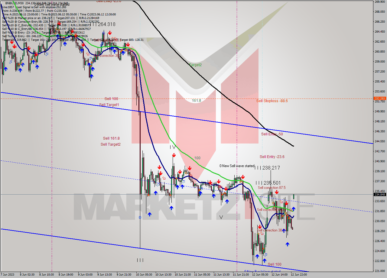 BNBUSD M30 Signal
