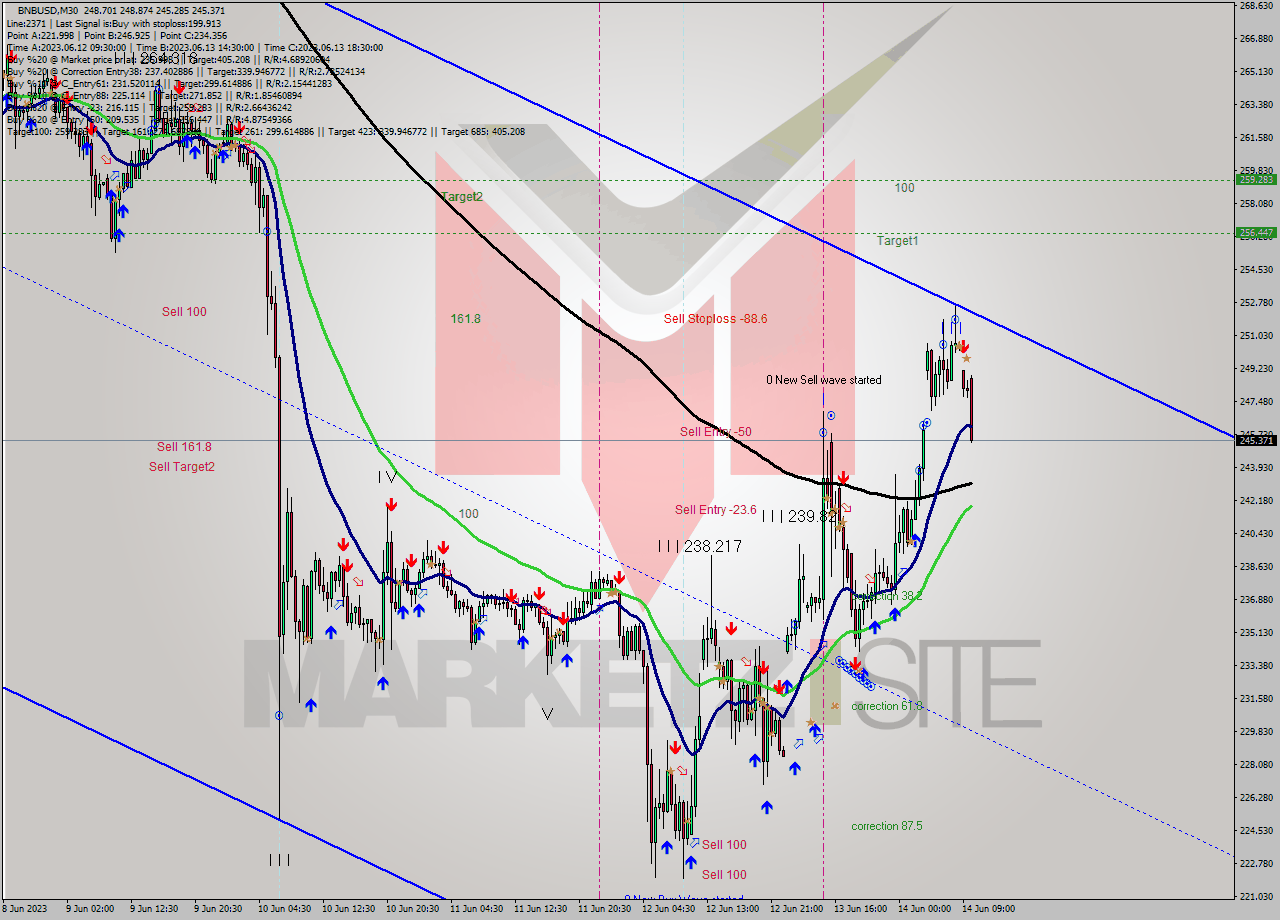 BNBUSD M30 Signal