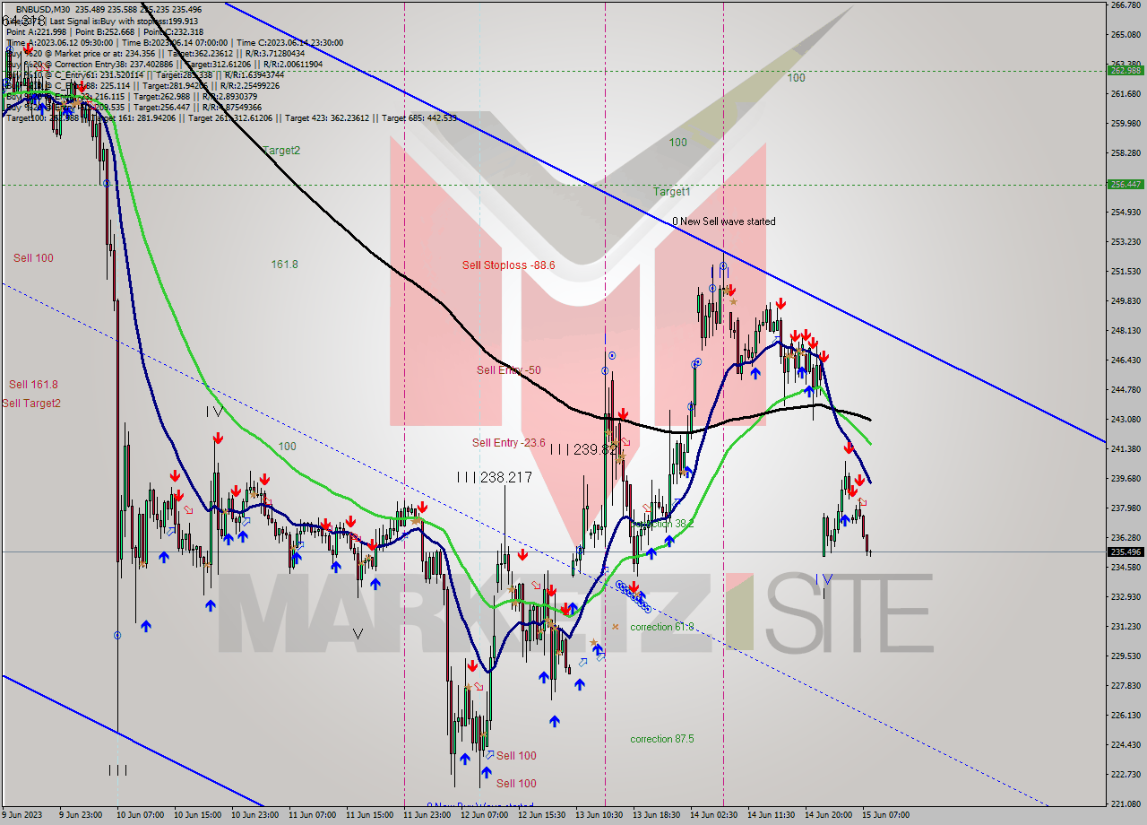 BNBUSD M30 Signal
