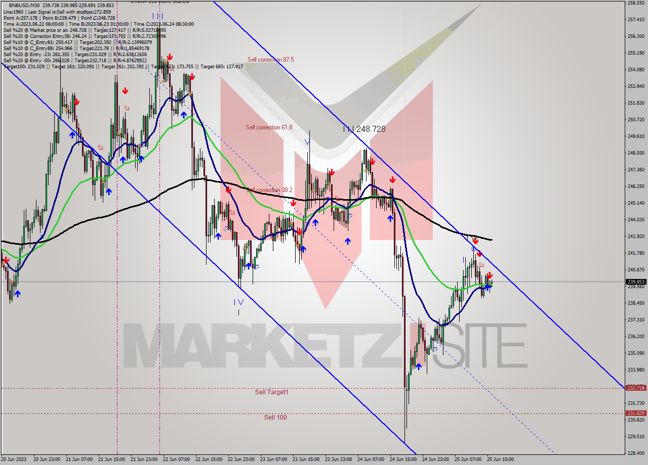 BNBUSD M30 Signal