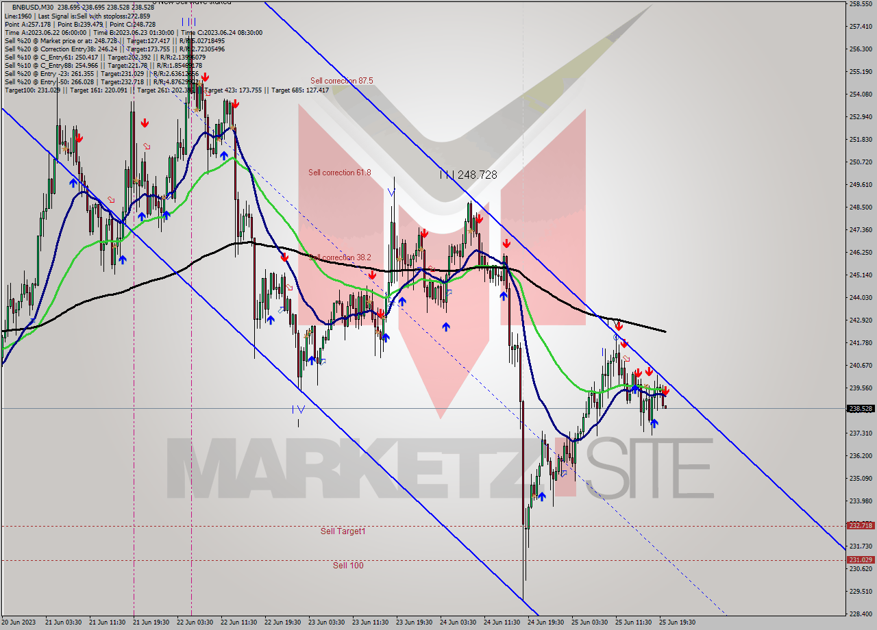 BNBUSD M30 Signal