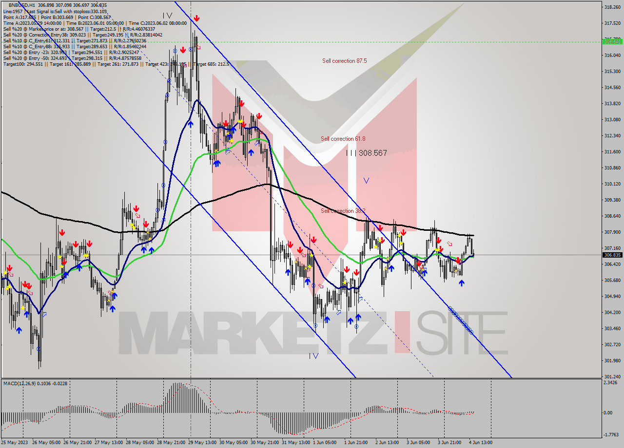 BNBUSD H1 Signal