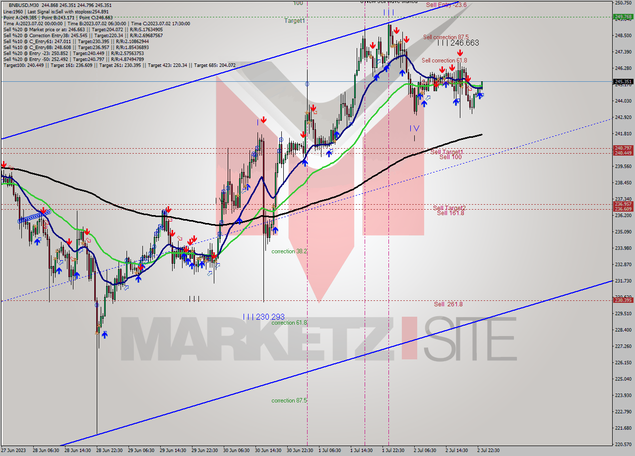 BNBUSD M30 Signal