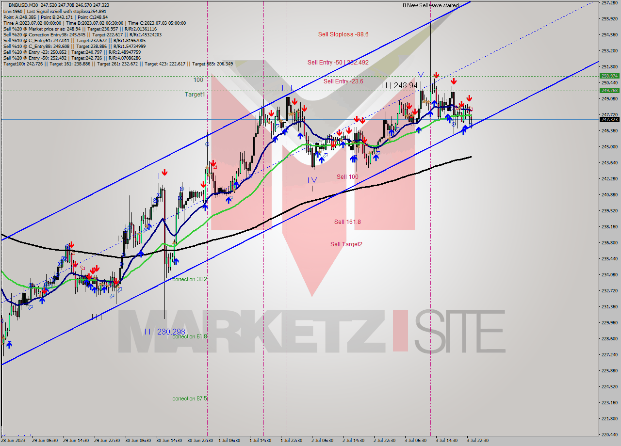 BNBUSD M30 Signal