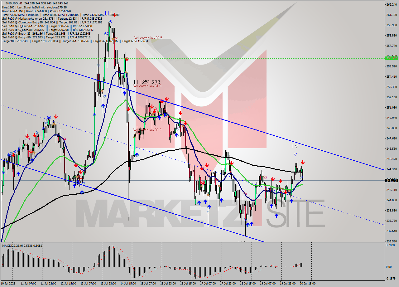 BNBUSD H1 Analysis BNBUSD H1 Signal