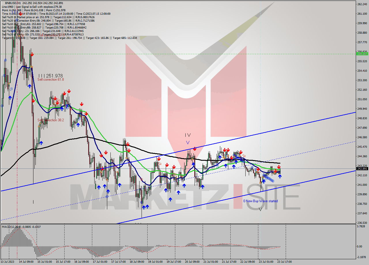 BNBUSD H1 Analysis BNBUSD H1 Signal