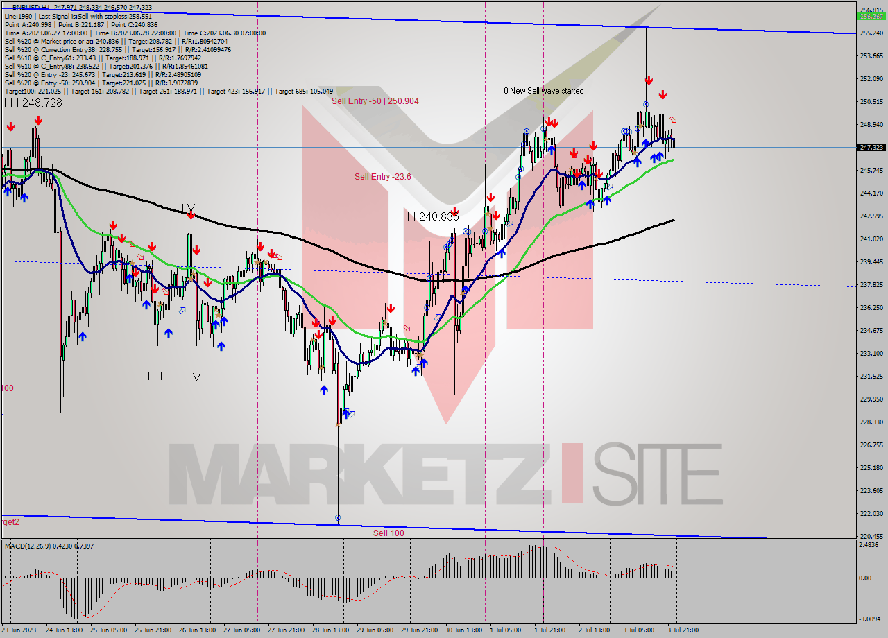 BNBUSD H1 Signal