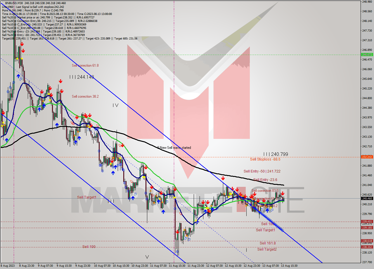 BNBUSD M30 Signal