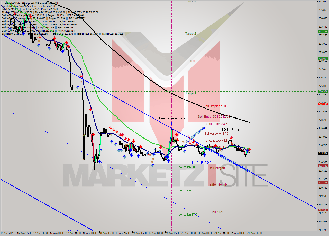 BNBUSD M30 Analysis BNBUSD M30 Signal
