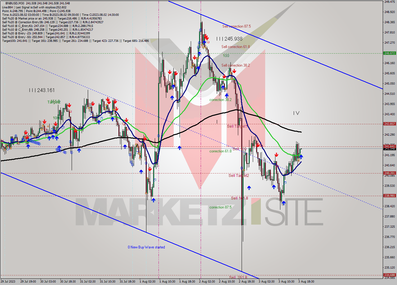 BNBUSD M30 Signal