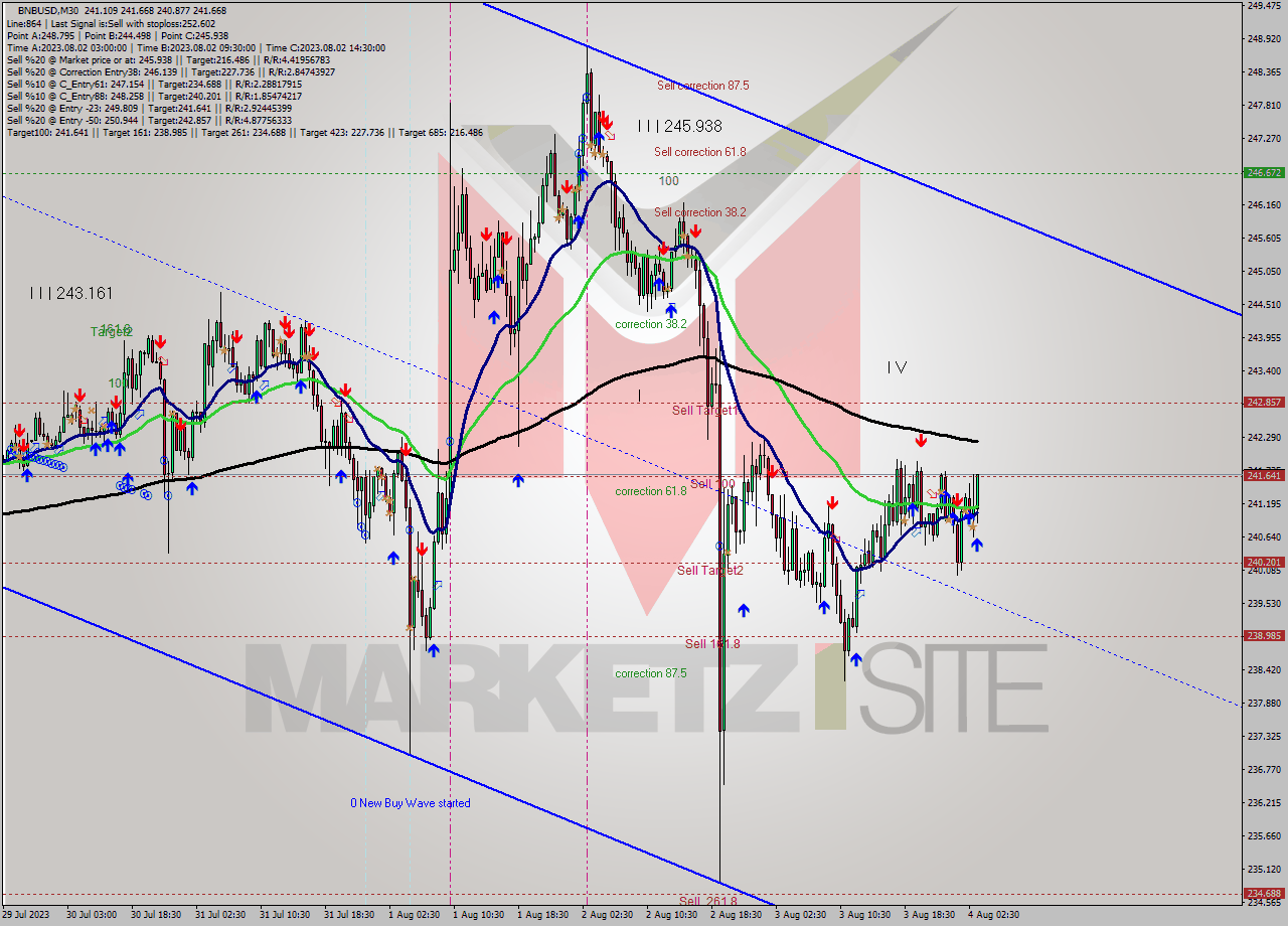 BNBUSD M30 Signal
