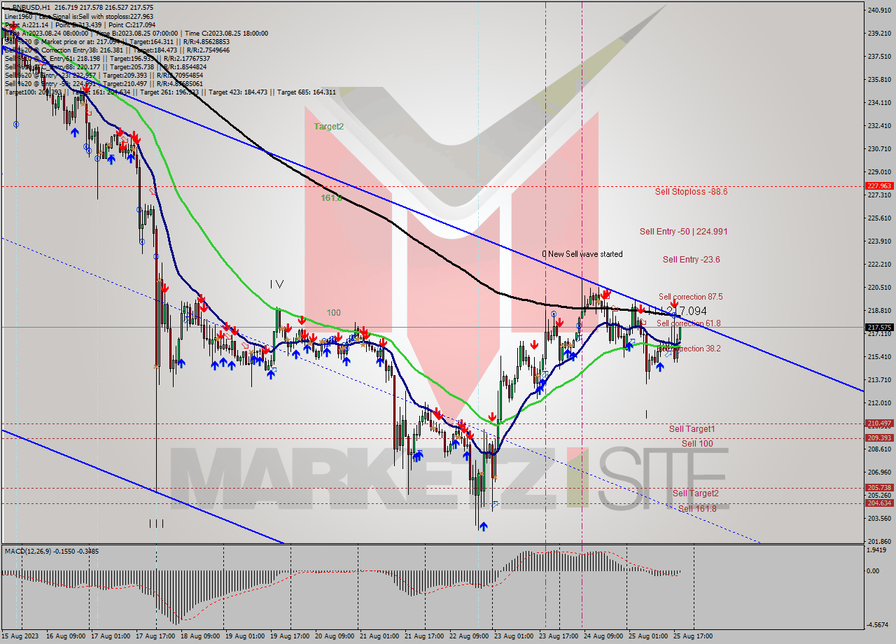 BNBUSD H1 Signal