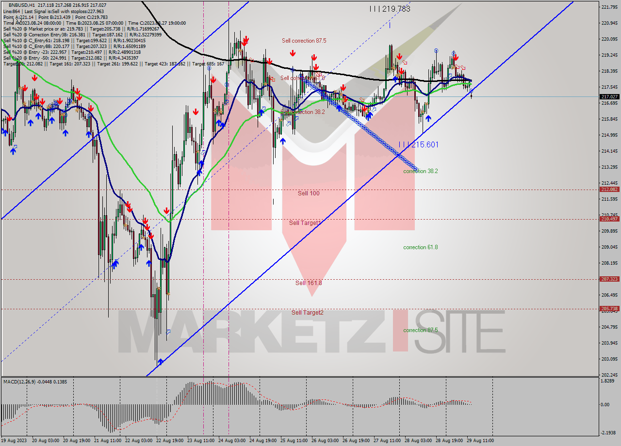 BNBUSD H1 Signal