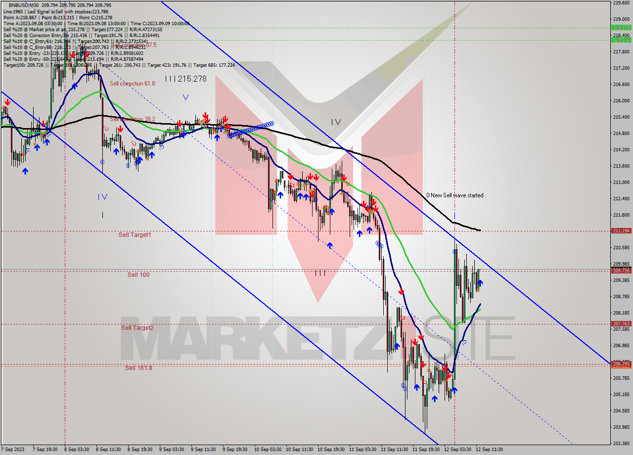 BNBUSD M30 Signal