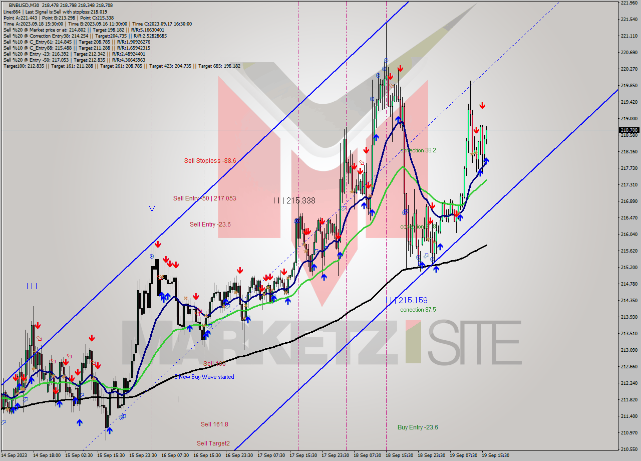 BNBUSD M30 Signal