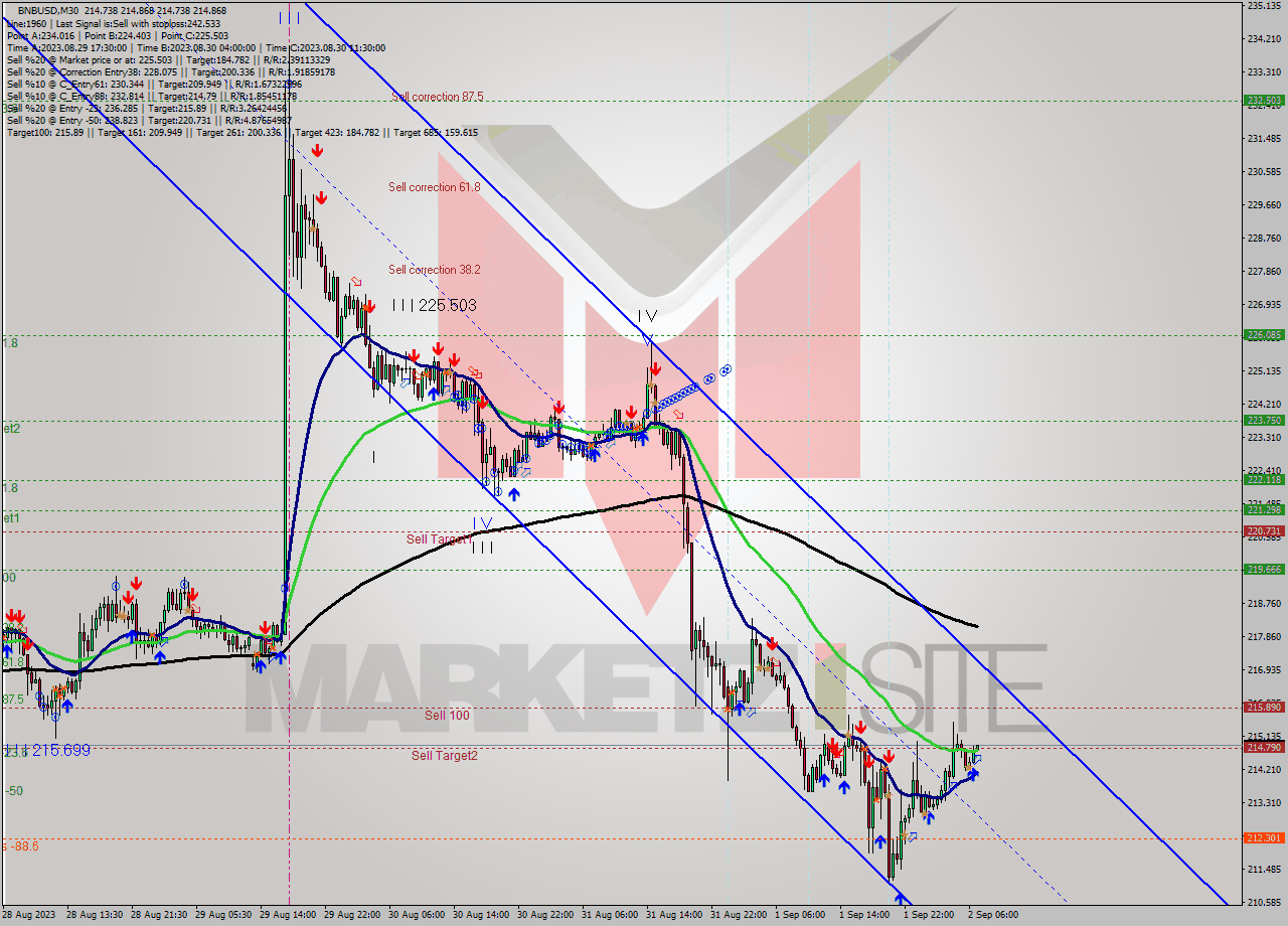 BNBUSD M30 Signal