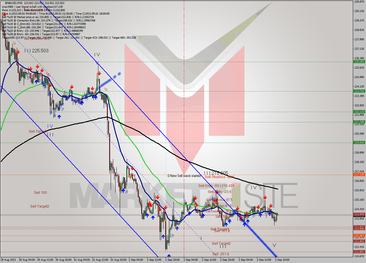 BNBUSD M30 Signal