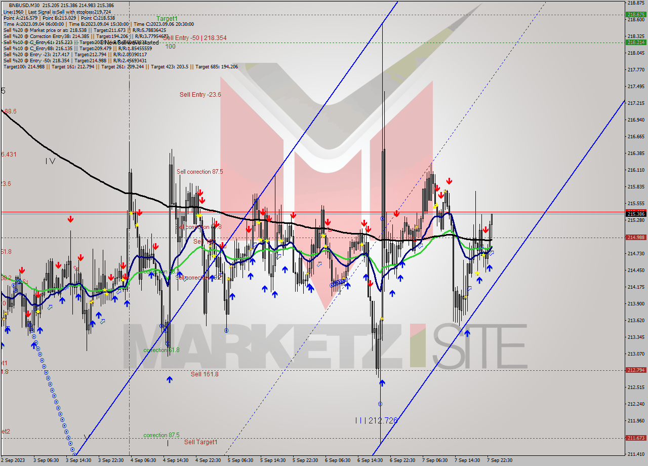BNBUSD M30 Signal