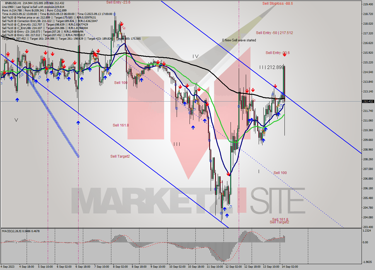 BNBUSD H1 Signal