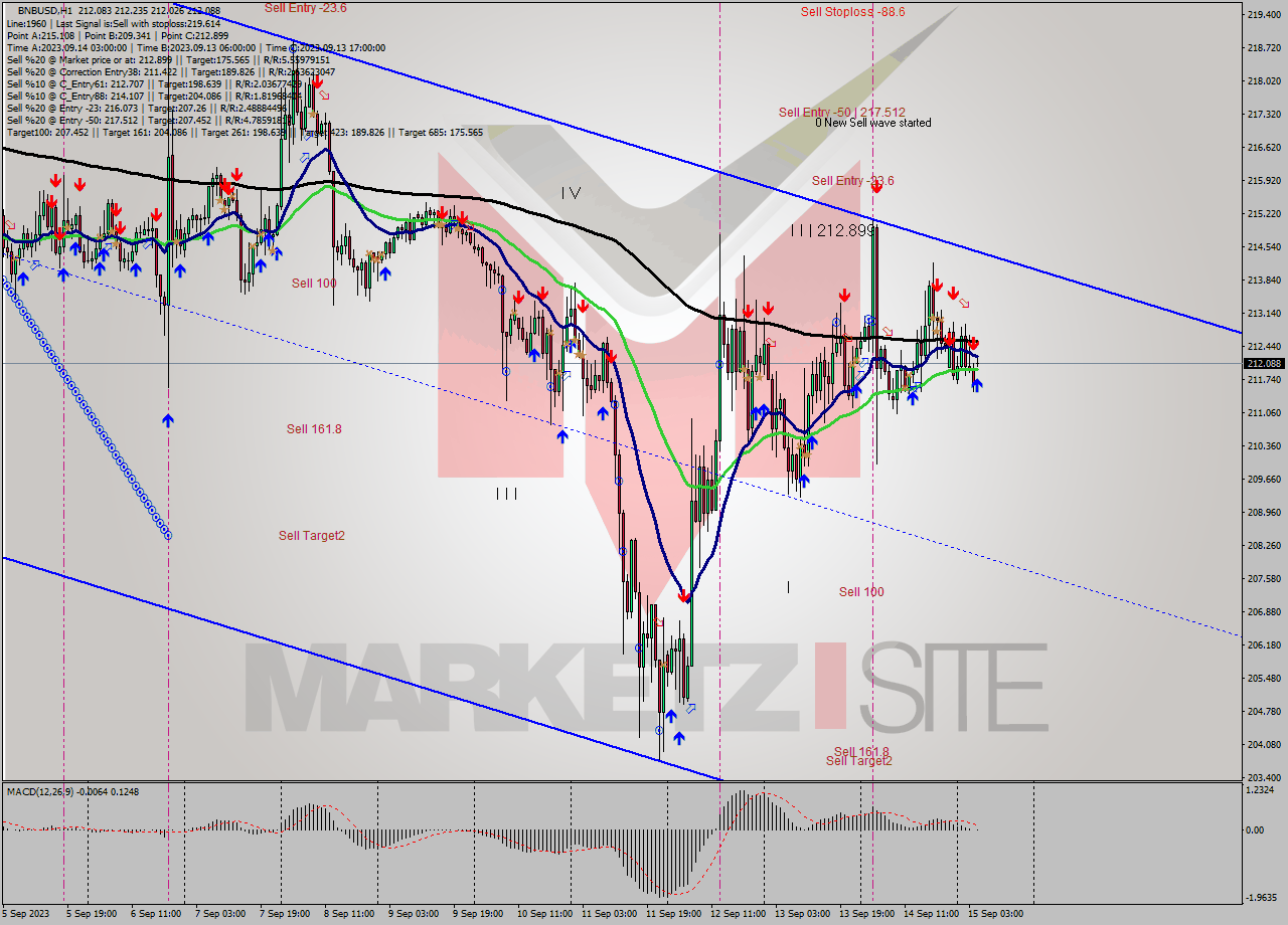 BNBUSD H1 Signal