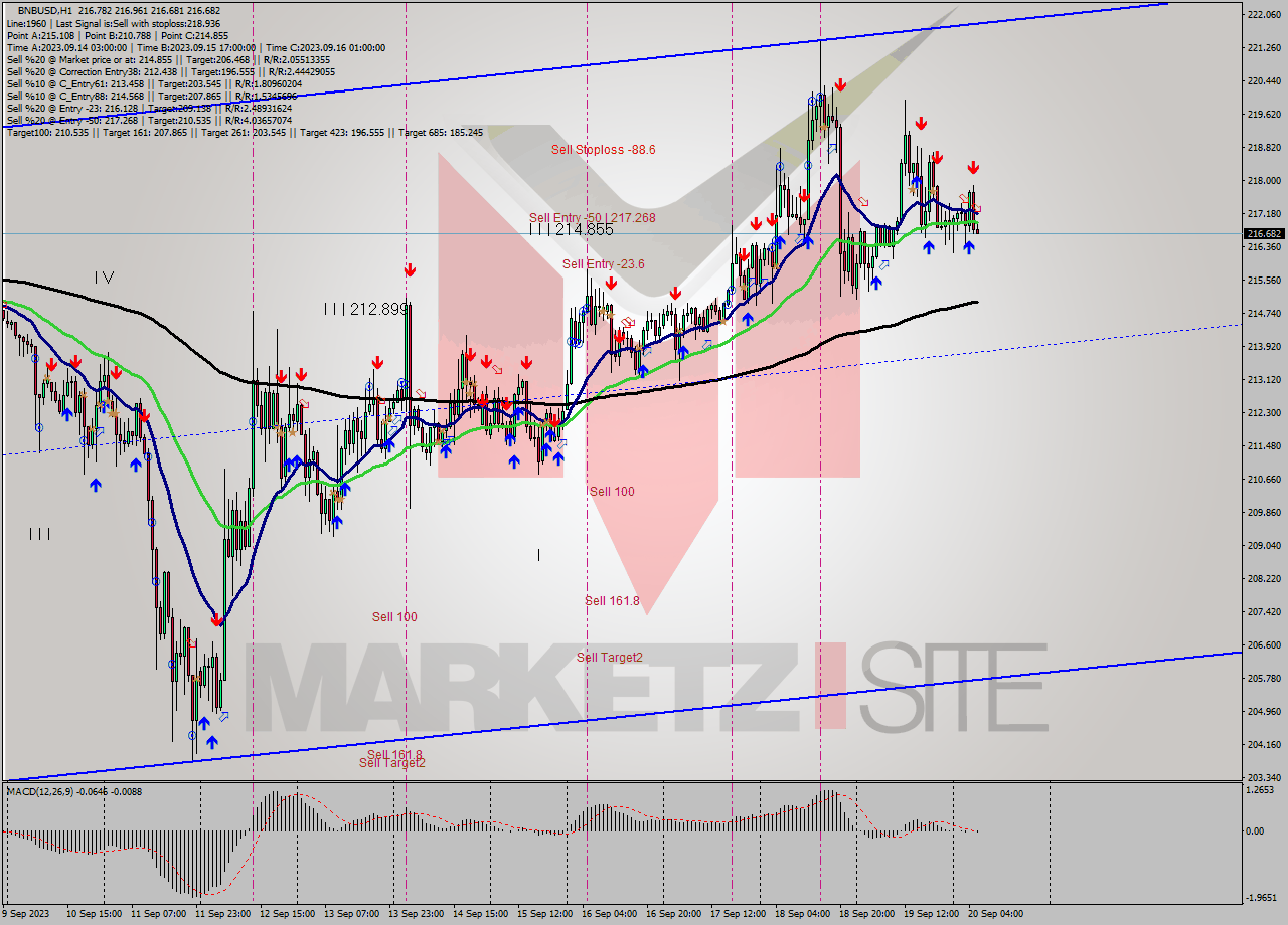 BNBUSD H1 Signal