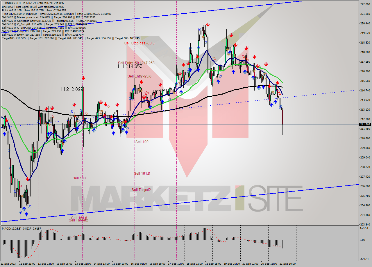 BNBUSD H1 Signal
