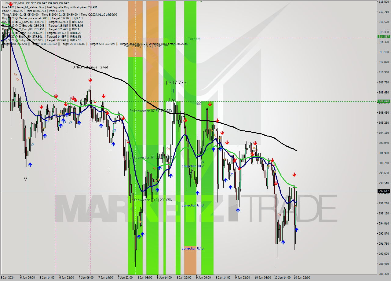 BNBUSD M30 Signal