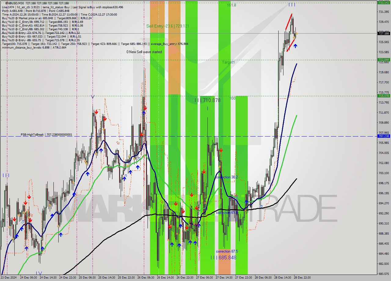 BNBUSD M30 Signal