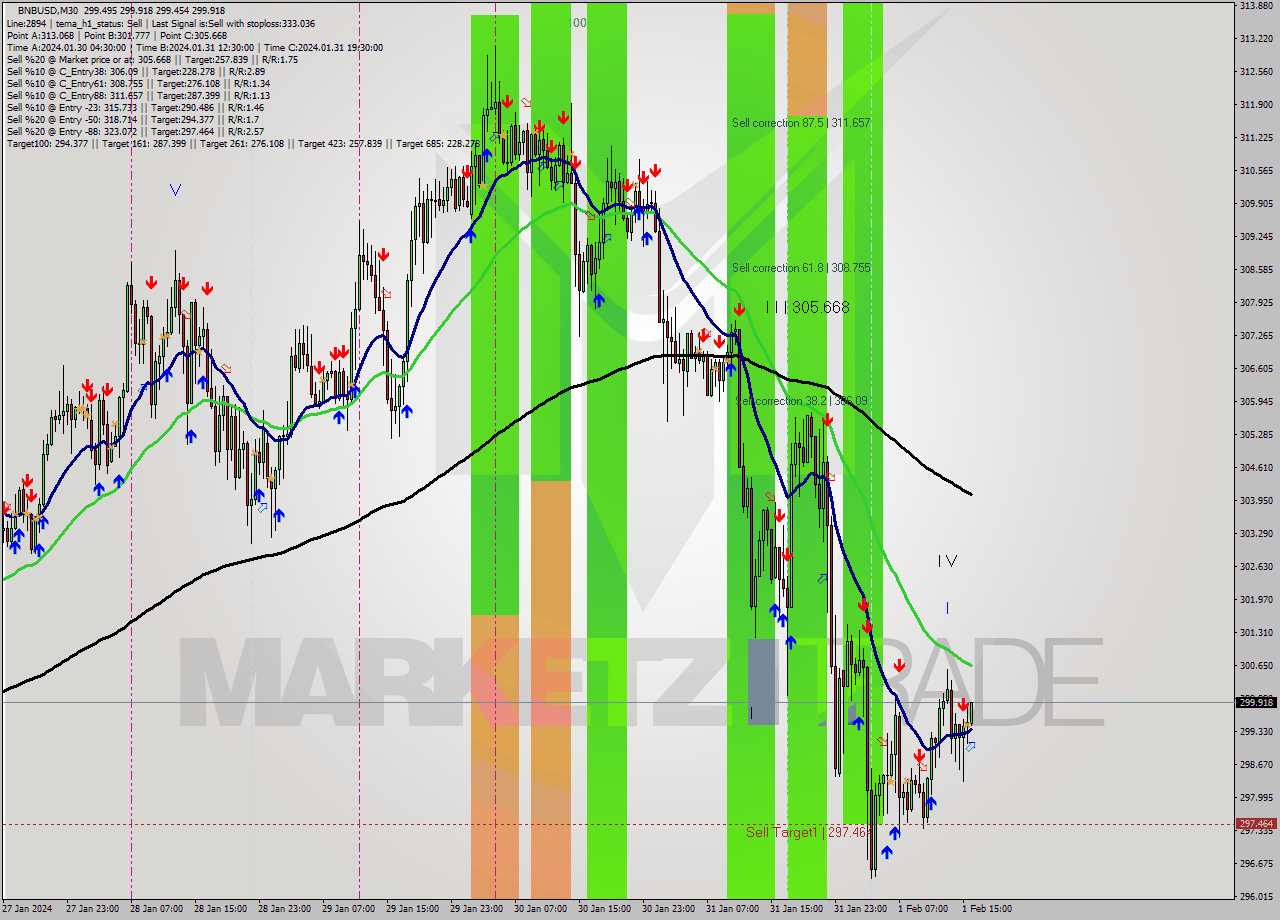 BNBUSD M30 Signal