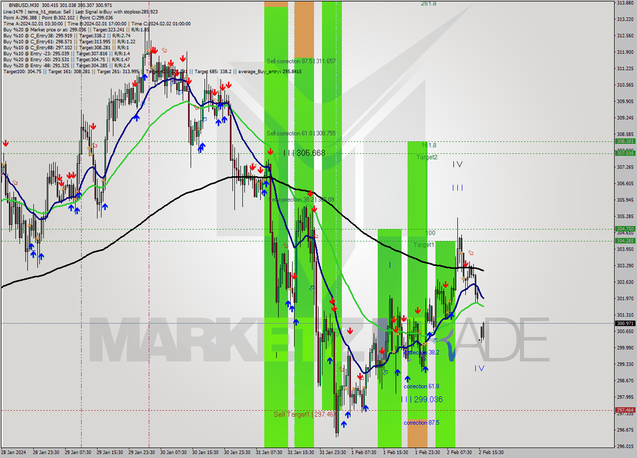 BNBUSD M30 Signal