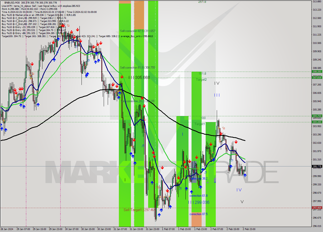 BNBUSD M30 Signal