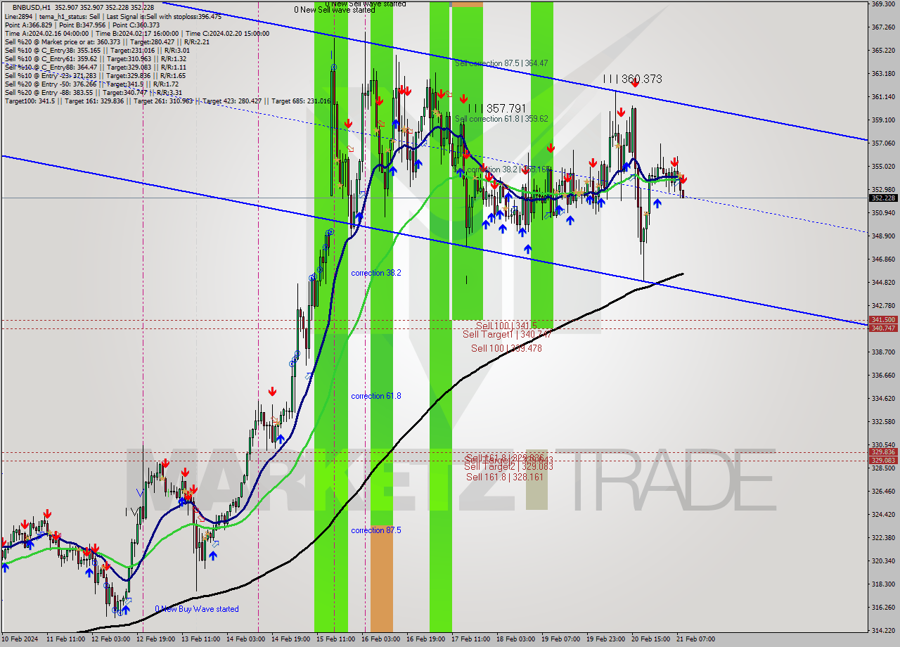 BNBUSD H1 Analysis BNBUSD H1 Signal