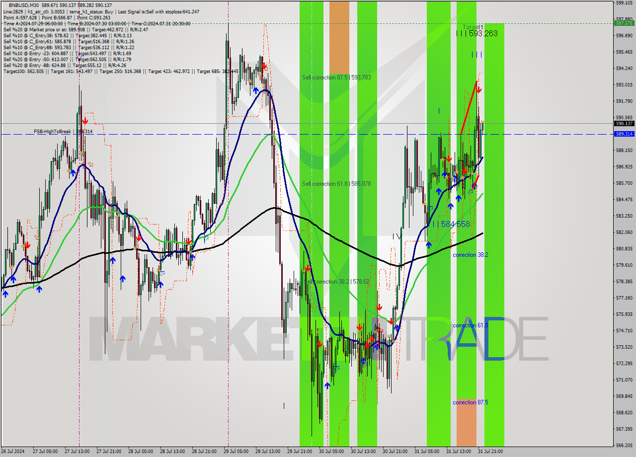 BNBUSD M30 Signal