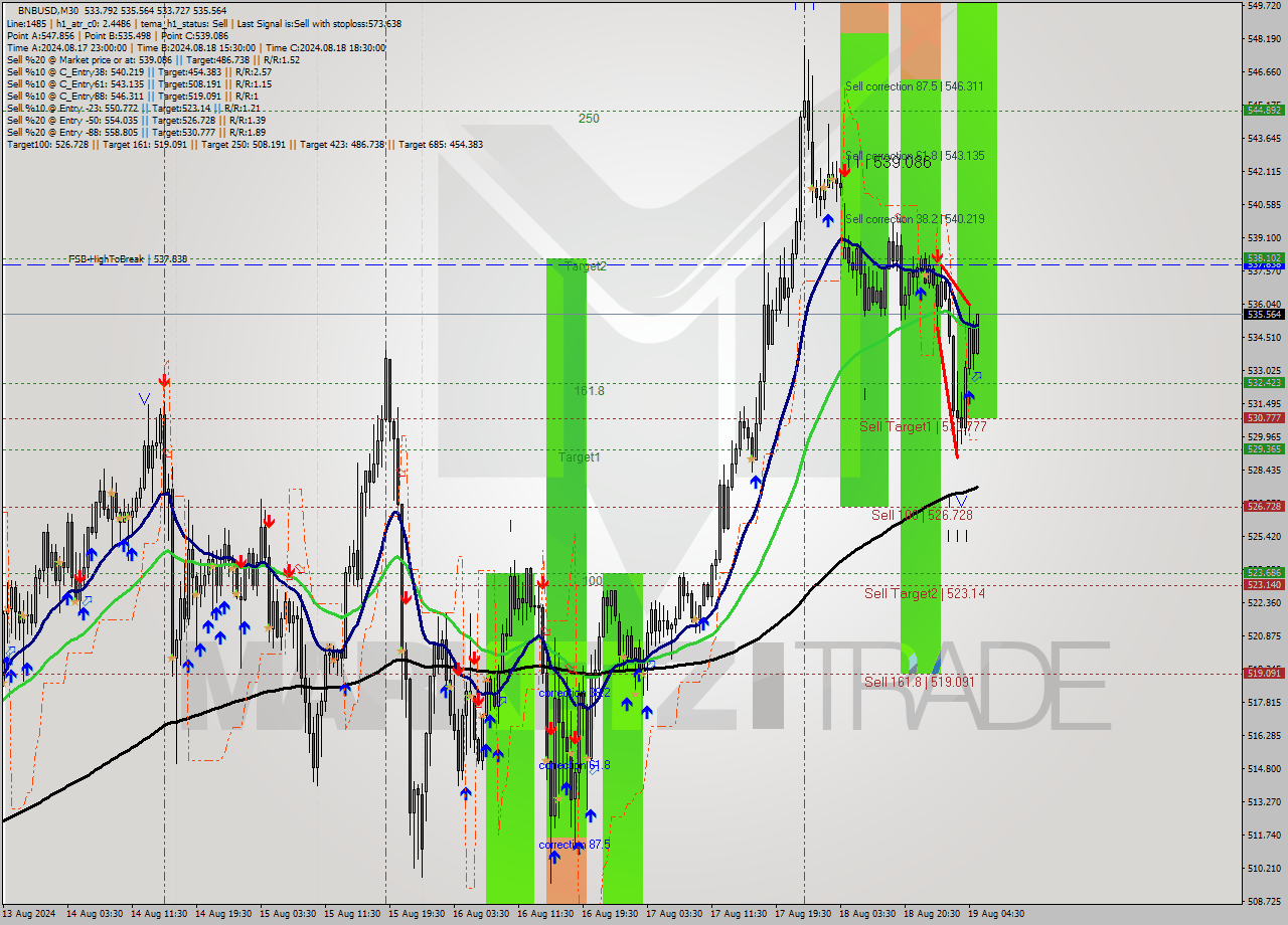BNBUSD M30 Signal