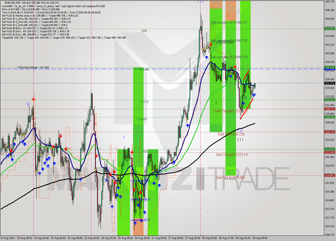 BNBUSD M30 Signal