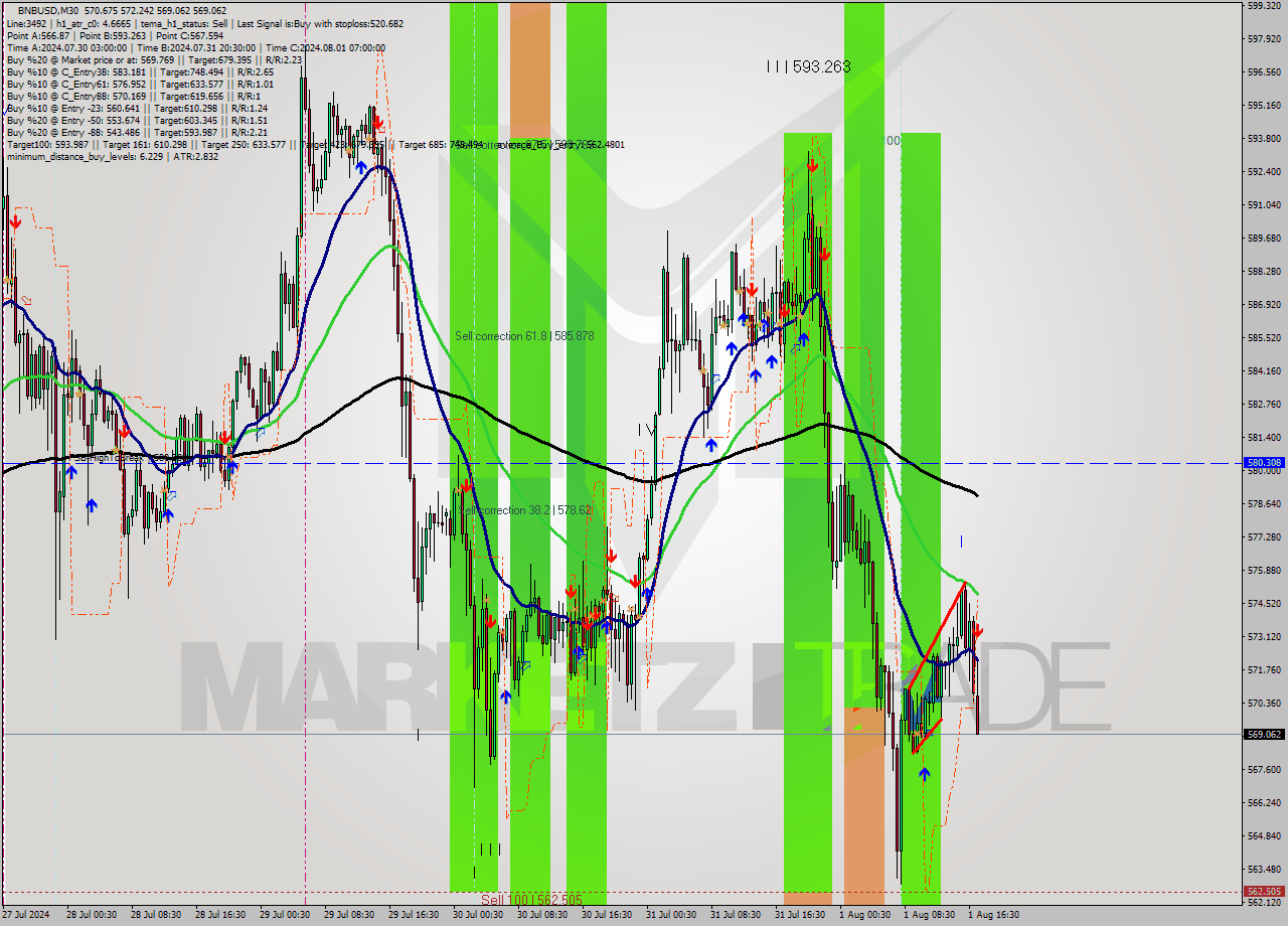BNBUSD M30 Signal