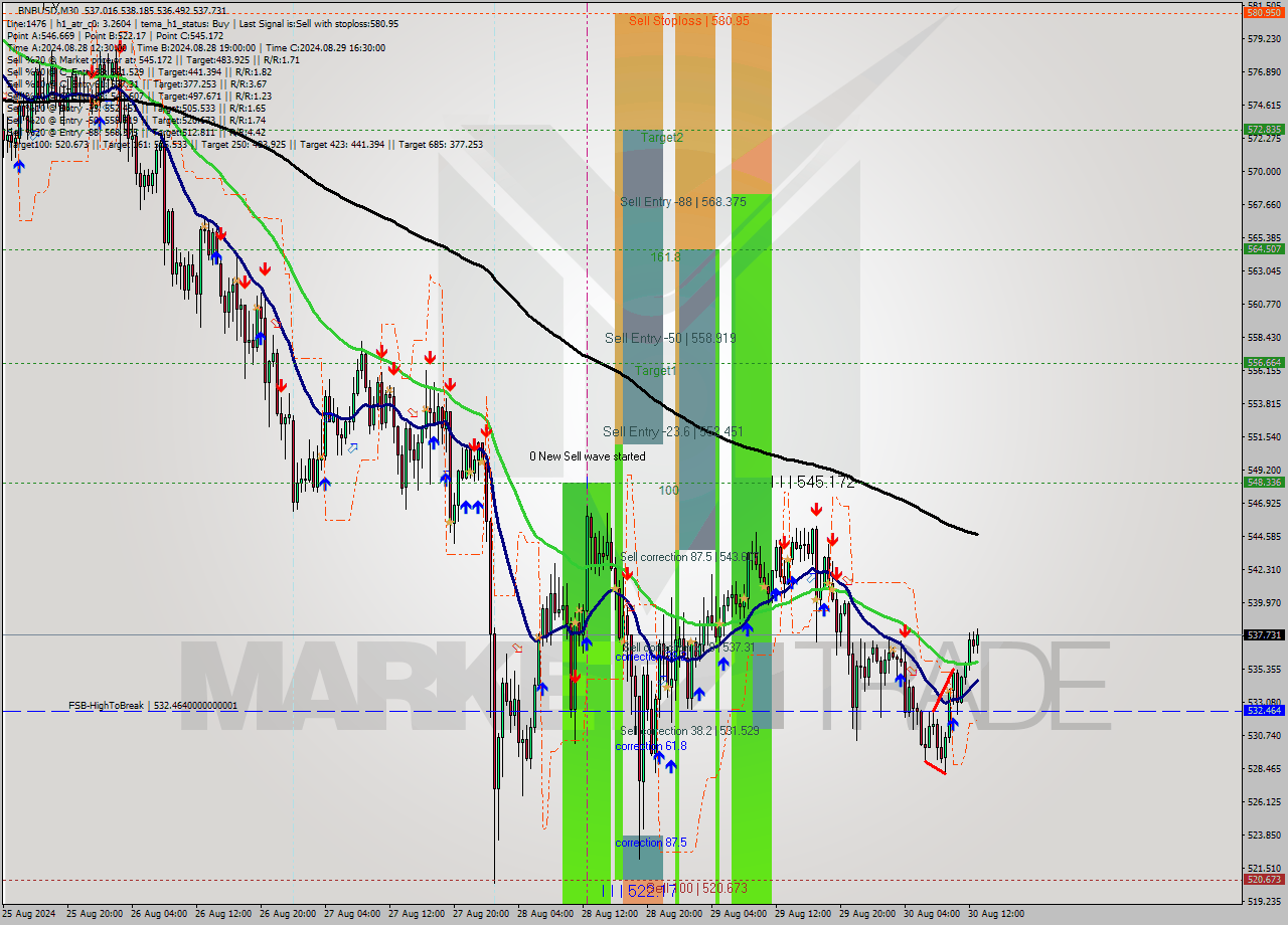 BNBUSD M30 Signal