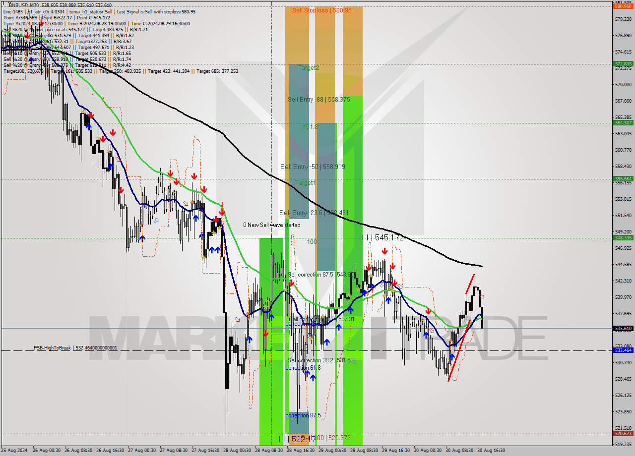 BNBUSD M30 Signal