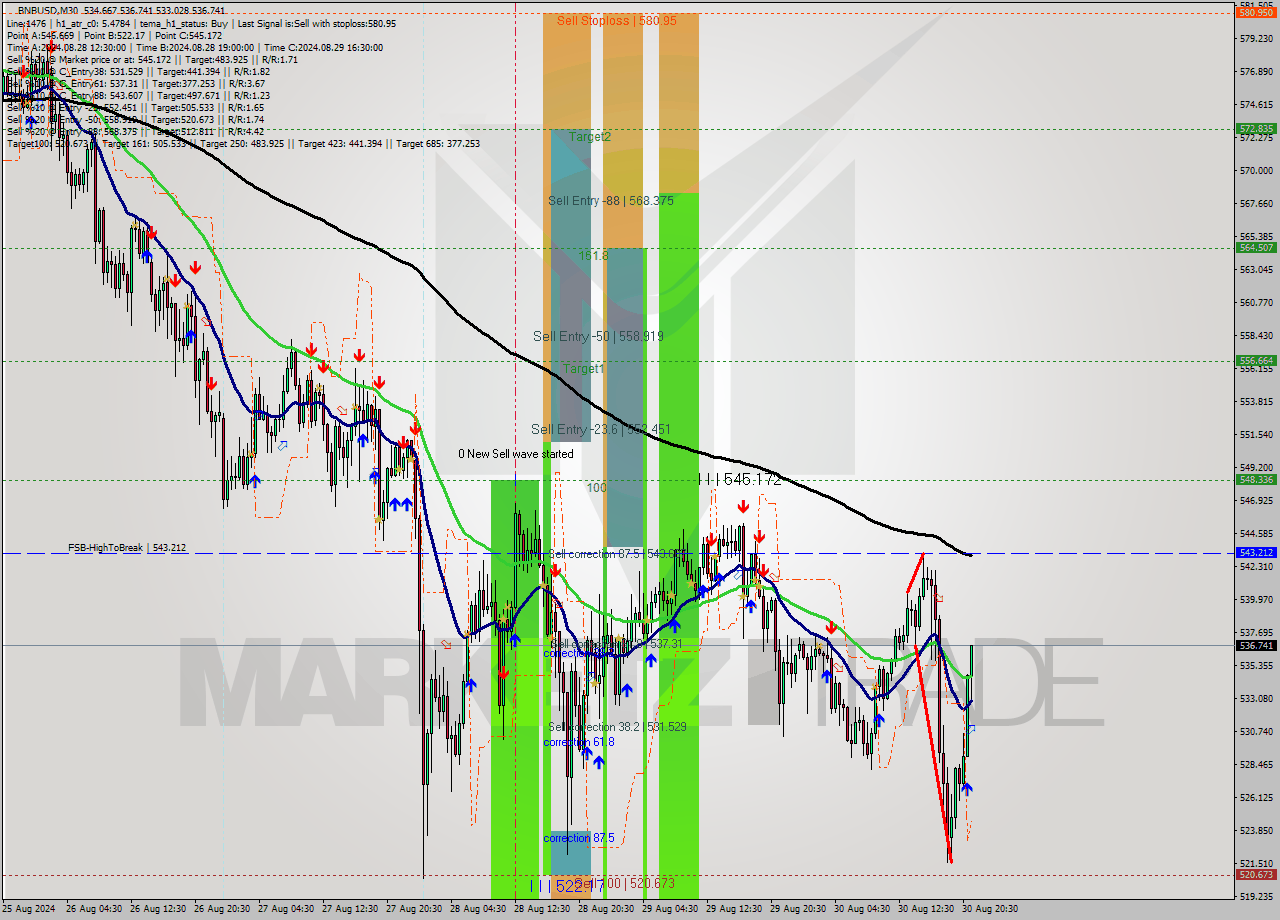 BNBUSD M30 Signal