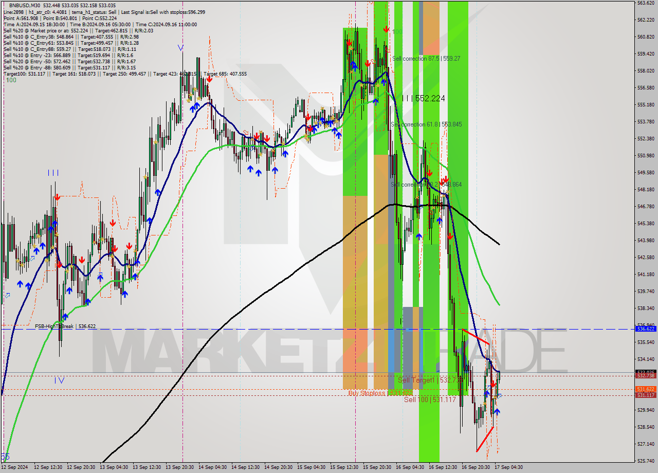 BNBUSD M30 Signal
